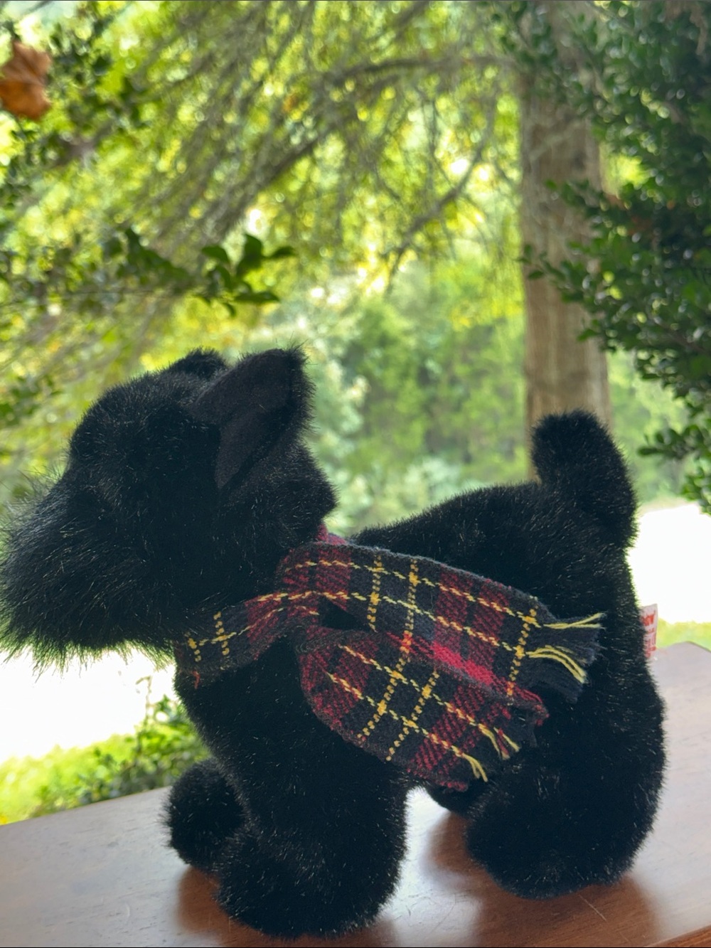 Vintage “Russ” Plush Black Scottie
